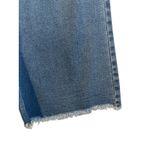 Blue Denim Lightly Ripped Raw Hem Denim Jeans Classic Casual Women Sz S Photo 4