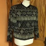 Vintage 90s Lady Carol gold n black party jacket Size 12 Photo 10