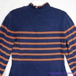 Eliza J Women's Stripped High Neck Knit Dress, L Photo 12