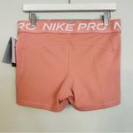 Nike NWT Pro Training Shorts Large Peach Coral Photo 1
