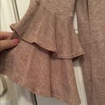 Twenty Second  Tan Ruffle Sleeve Blouse Photo 1