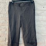 Banana Republic Women's Gray Capri Pants Size 6 Ladies Stretch Polyester wool Photo 8
