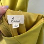 Lime Green Cut Out Tie Midi Dress Sz M Size M Photo 7