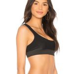 frankie's bikinis Frankies Bikinis Ribbed Drew Bikini Top XS Black Photo 1