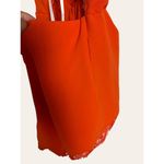NBD Revolve Let It Go Orange Lace Strappy Sleeveless Romper Jumpsuit Size XS Photo 8