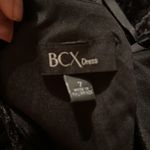 BCX  Juniors Black Velvet Sheath‎ Dress Belt Photo 3