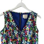 Kate Spade  Mira In Full Bloom Floral Sheath Bright Blue Silk SZ 6 #2120 Photo 2