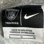 Nike NFL Equipment Training Pittsburgh Steelers Embroidered Hoodie Large Gray Photo 4