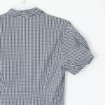 BCBGMAXAZRIA  Checkered Gingham Short Sleeve Sheath Dress Womens Size 4‎ Photo 6