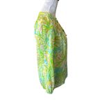 Lilly Pulitzer  Elsa Top Blouse Silk Long Sleeve Elephant Ears Print Womens XS Photo 1