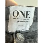 One Teaspoon One x Outlaws Distressed Cut Off Denim Shorts Phantome Black Sz 27 Photo 4