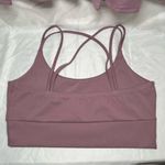 Purple matching crop top & pleated athletic tennis golf skirt workout set sz M Size M Photo 3