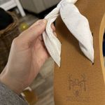 KuaiLu Tan Woven Flip Flops Women’s Sole 9.75" Soft Strap Sandals Neutral Beachy Brown Size 7 Photo 9