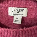 J.Crew Extra Soft Yarn Sweater Crewneck Pullover Raspberry Womens Size Medium Photo 4