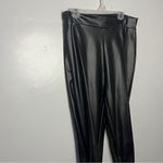 SheIn Black Faux Leather Skinny Pants Photo 3