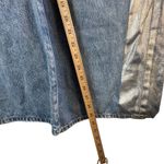 Levi's  XL Straight Jeans‎ 26 Silver Metallic Side Panel Belted High Rise Denim Photo 7