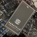 Bagatelle #133  COLLECTION Navy Tweed Metallic Thread Mini Skirt Photo 8