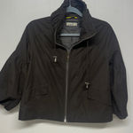One World  Chocolate Brown Zip-Up Jacket Photo 0