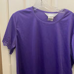 Blair FINAL MARKDOWN Ladies  violet top large Photo 0