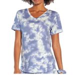 Wildfox blue tie dye S soft v-neck loungewear cozy top Photo 0