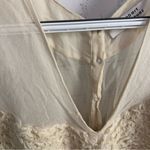 Robert Rodriguez  mixed media puffy cream colored silk cami neutral size Photo 3