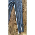 EXPRESS Editor Slim Low Rise Stretch Chino Pants Herringbone Black Size 2L EUC Photo 6