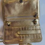 Lucky Brand NWT Lilly Leather Wallet Crossbody Bag Gold Color 8✖️5 in Photo 5