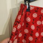 Charter Club Skirt Nautical Sailor Print Pleated Fully Lined 100% Cotton Sz 10 Photo 5