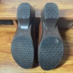 Dansko Leather Clog Women 40 Brown Slide On Mule 4804067800 Nursing Walking Shoe Photo 4