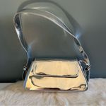 Y2K Metallic Silver Shoulder Evening Bag Photo 0