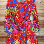 Farm Rio  Magic Forest Mini Red Toucan Tropical Cotton Dress extra small Photo 0