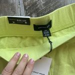 Who What Wear lime green wide leg pants Photo 3
