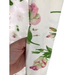 Crabtree & Evelyn Floral White Pink Cotton nightgown long granny cottage classic Size L Photo 4