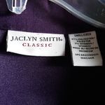 Jaclyn Smith  Classic Purple Velvety Soft Blazer Shoulder Pads Photo 2