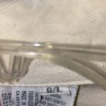 Freego Cream Jean Jacket western style w/ fringe. Vintage embellished, Large Photo 3