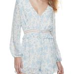 Disney princess women’s XS floral crochet waist romper Photo 0