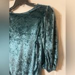 Free People Intimately Don’t You Wish Velvet Bodysuit Deep Teal Size Large New Photo 4