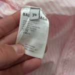 Balenciaga New Swing Logo Button Down Striped Shirt Size XS Photo 11