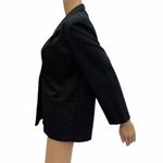 Briggs New York Briggs Petite Black One Button Blazer Womens Size 4P Photo 4
