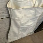 Aerie New with tag  Game Day White Denim Dress Size Medium Photo 3