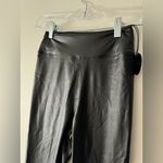 Aerie NEW!!  Offline Real Luxe Faux Leather Black Leggings Hi-Rise Photo 2