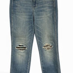 White House | Black Market  Bedazzled High Rise Straight Jeans- Size 2 Photo 0
