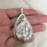 Wild Horse Turquoise 925 Silver Plated Necklace Native American Jewelry Brown Photo 6