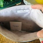 Kate Spade  Rainbow Logo Pebbled Leather Zip Pouch Clutch NWT Photo 2