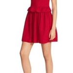 Betsey Johnson | Red Ruffle Fit & Flare Pinup Rockabilly Dress Size L Large Photo 14