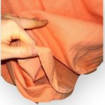 Aritzia  Sunday Best Quaint Linen cotton mini square neck mini dress orange sz XS Photo 11