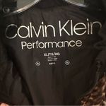 Calvin Klein Performance Cropped Animal Print Vest Women's XL Black Quilted Photo 3
