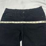 Black Jean Shorts with Classic Design Size 9 Photo 4