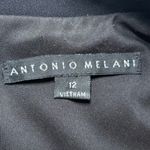 Antonio Melani Antonio‎ Melani Black Wemily 3/4 Sleeve Lined Dress 12 Office Cocktail Elegant Photo 2