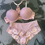 Adore Me  Lace Pink Lingerie Set Photo 0